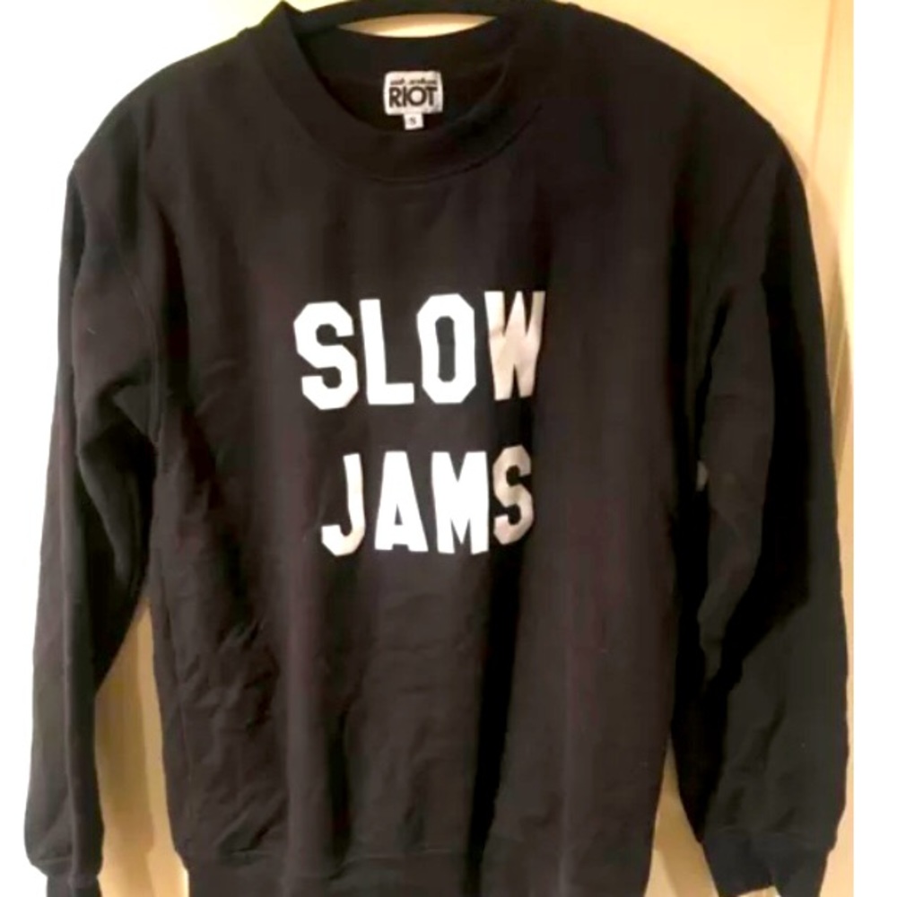 SLOW JAMS sweatshirt medium